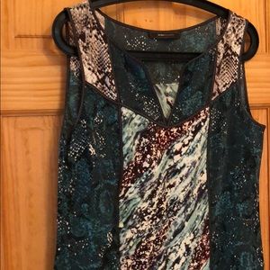 A BCBG maxi dress 100% silk